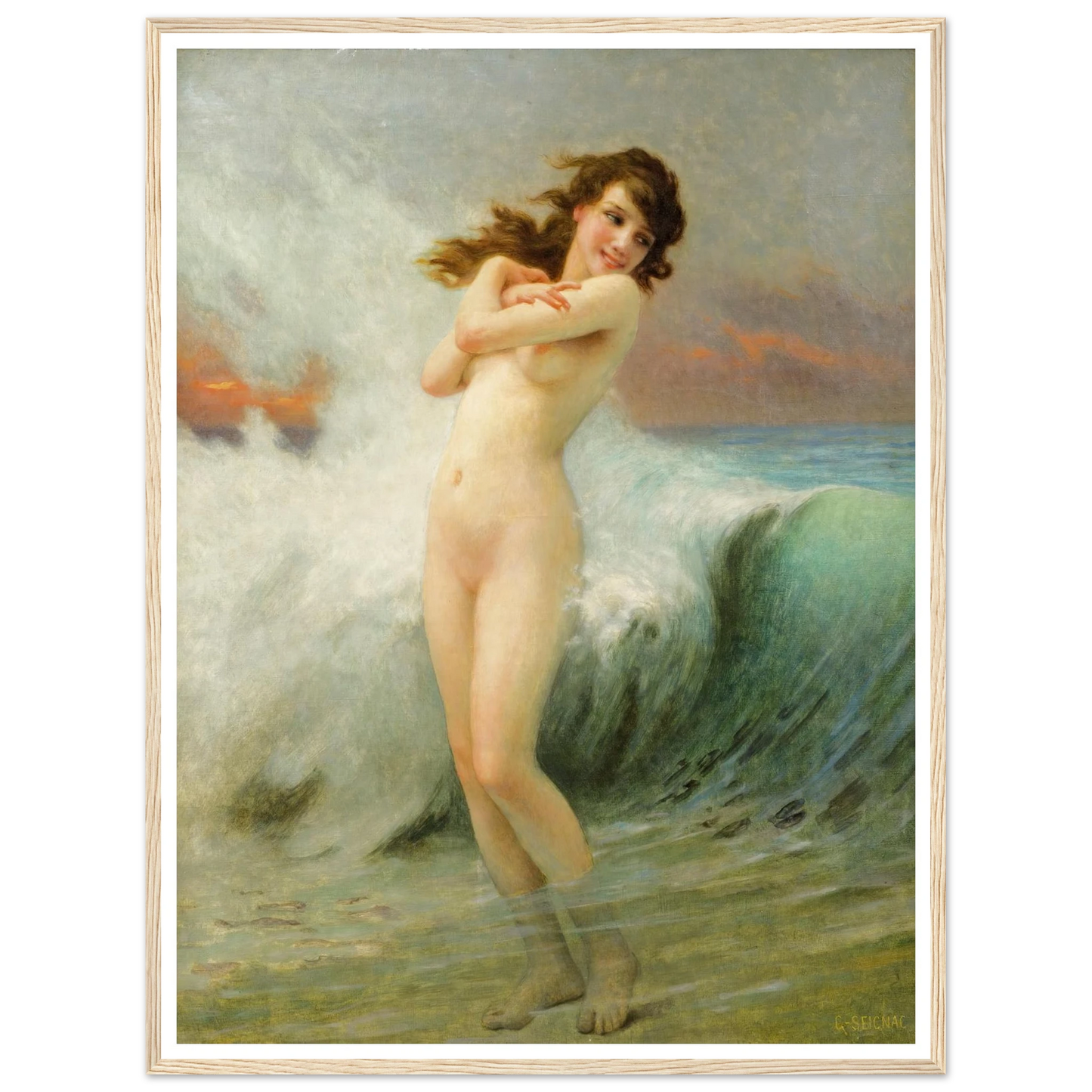The Wave Art Print | Guillaume Seignac-Quipham Collections