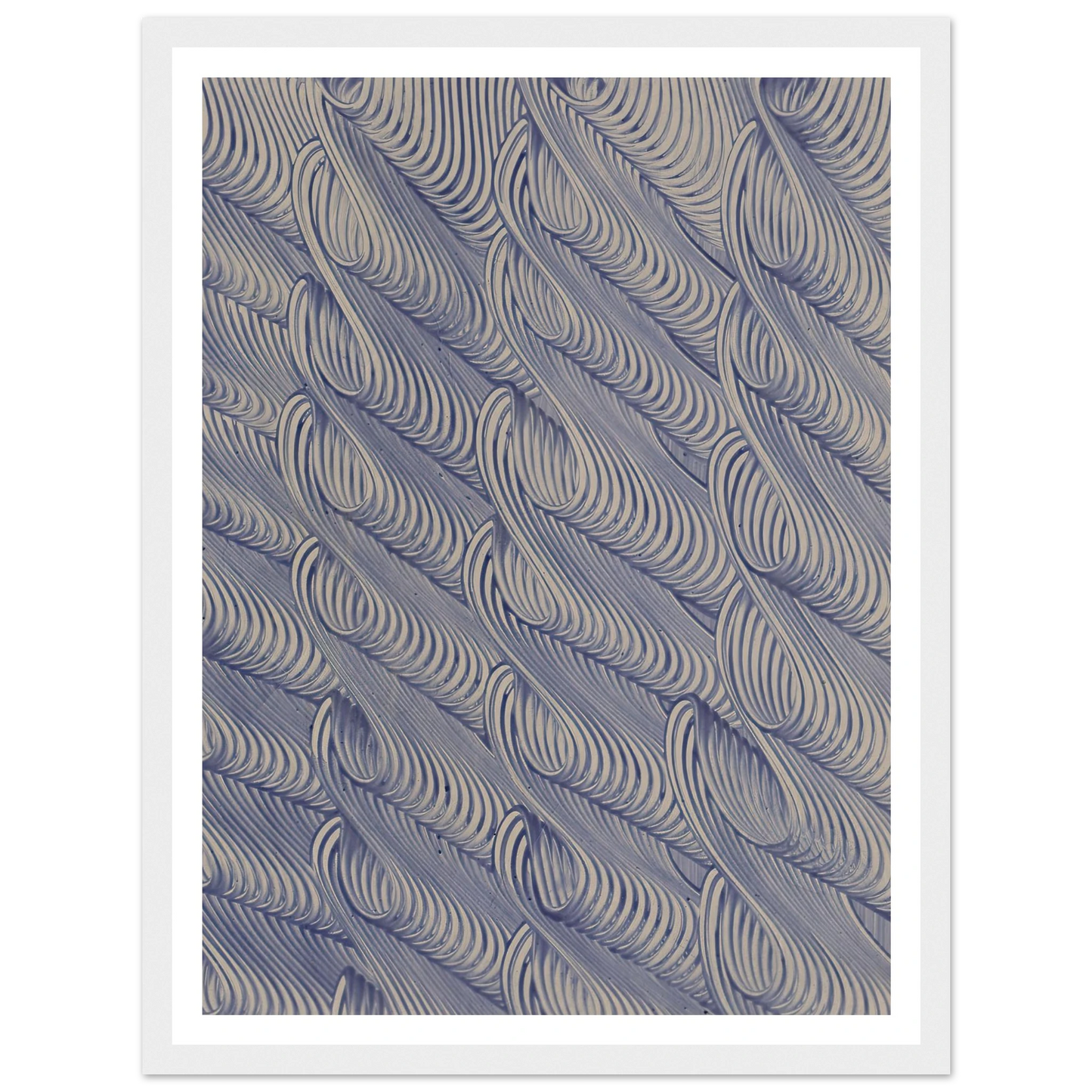 Kleisterpapier mit Verdrängungsdekor (Linienbündel) (1890) Art Print | Anker Kyster-Quipham Collections