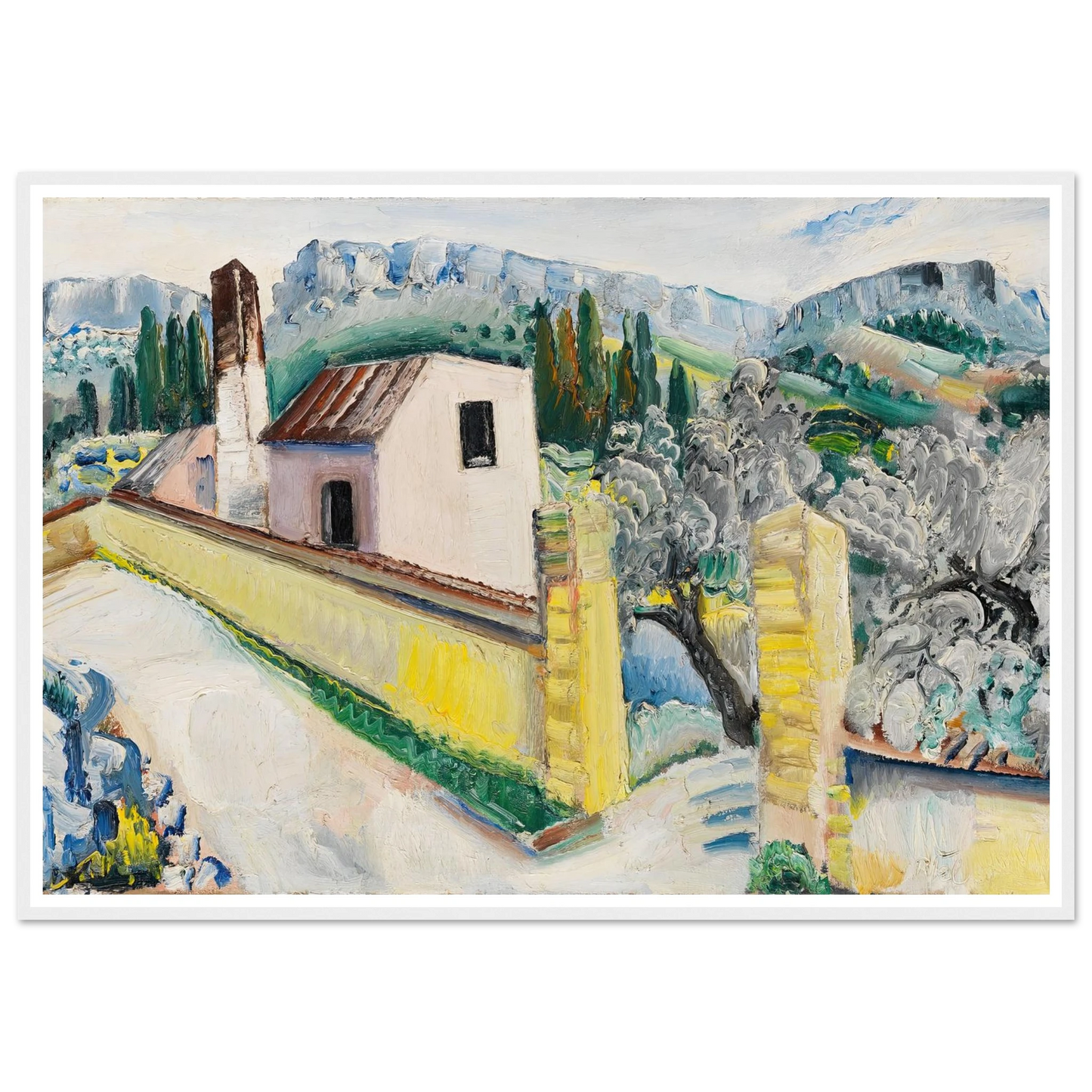 Landschaft bei Cassis (1931) Art Print | Paul Kleinschmidt-Quipham Collections