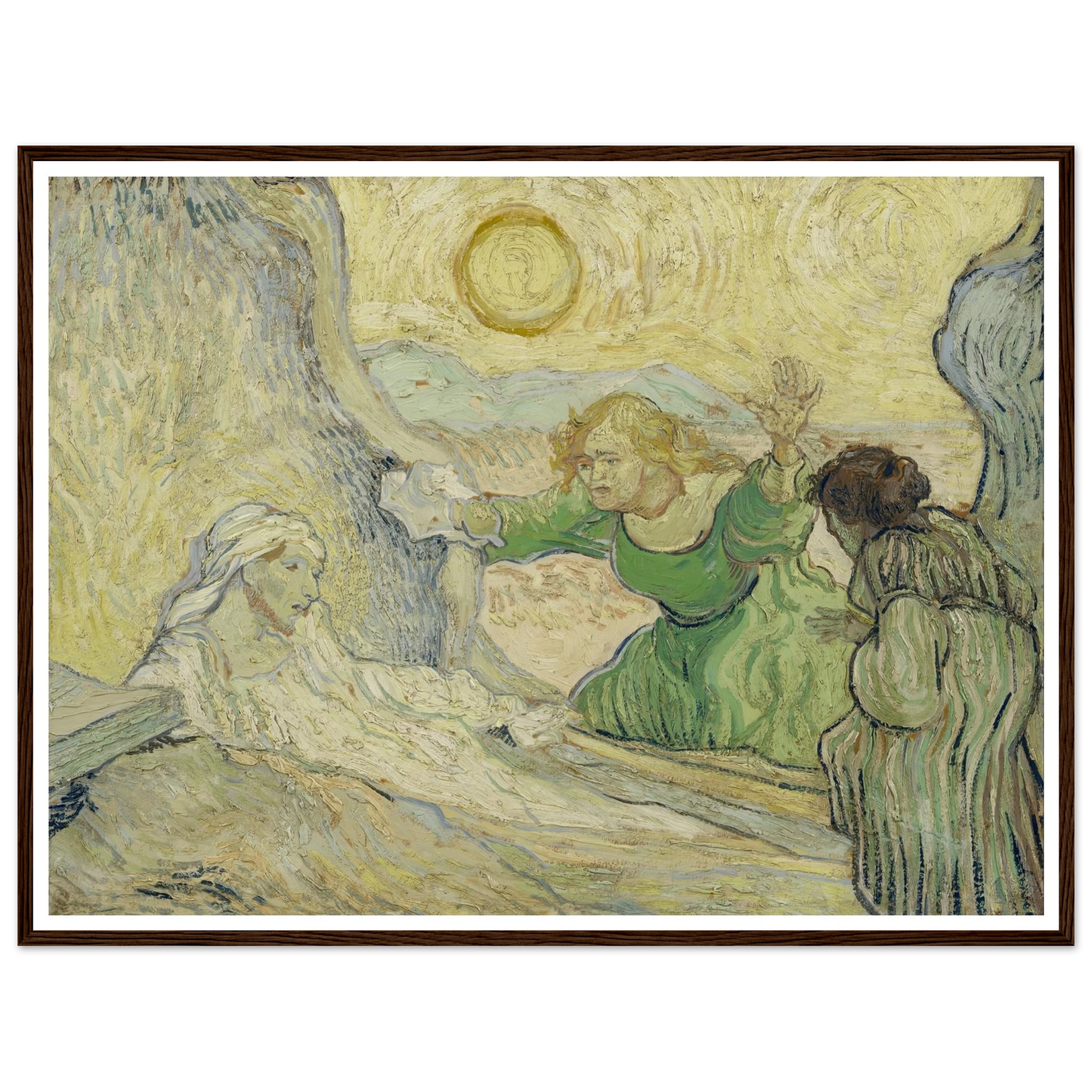 The raising of Lazarus (after Rembrandt) Art Print | Vincent van Gogh-Quipham Collections