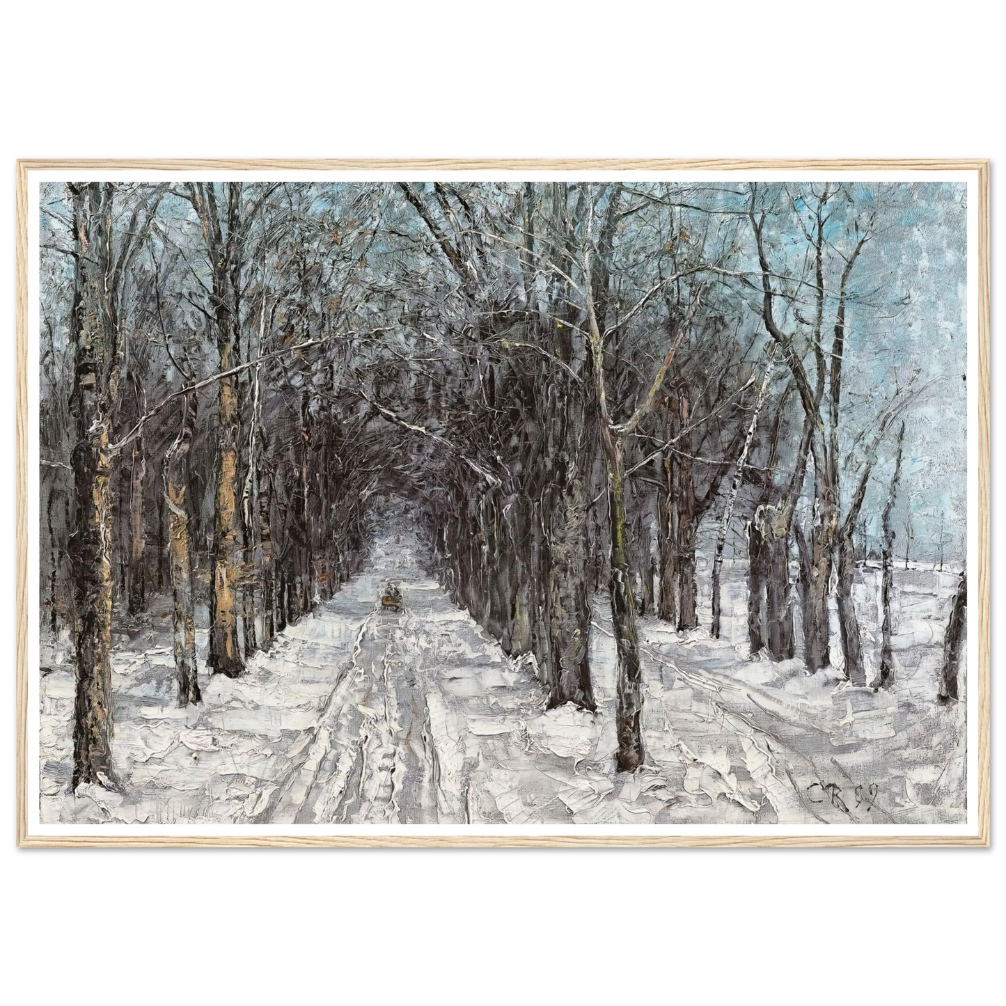 Belvedere Allee in Weimar (1889) Art Print | Christian Rohlfs-Quipham Collections