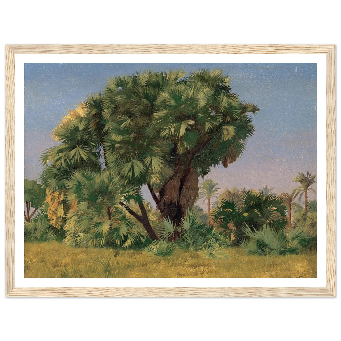 Study of Palm Trees (probably 1868) Art Print | Jean Leon Gerome-Quipham Collections