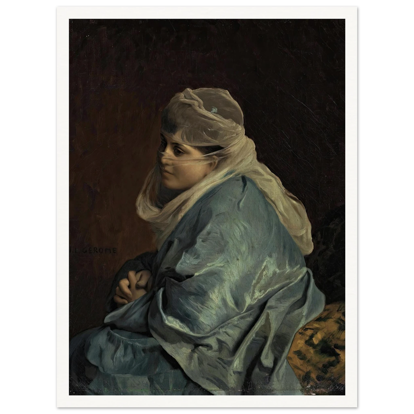 Woman of Constantinople Art Print | Jean Leon Gerome-Quipham Collections