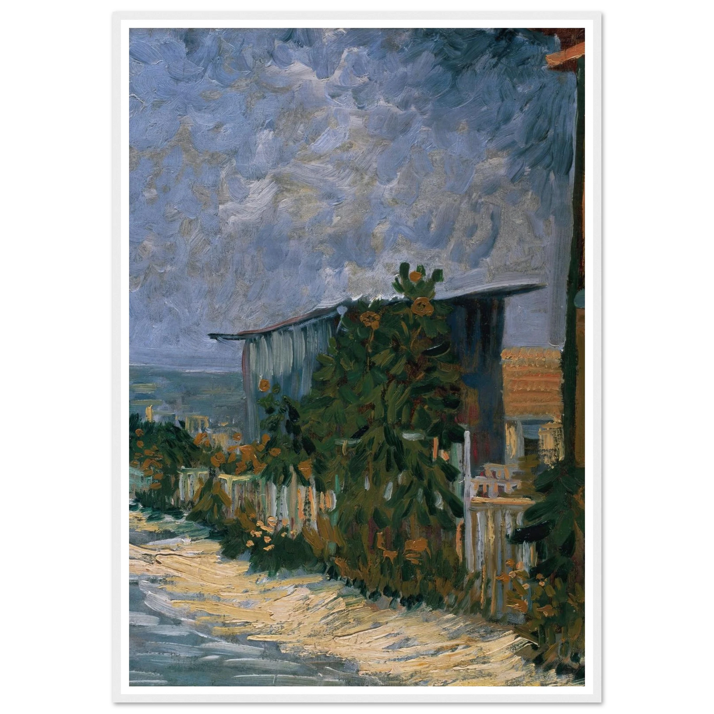 Shelter on Montmartre (1887) Art Print | Vincent van Gogh-Quipham Collections