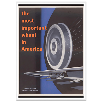 The most important wheels in America. (1952) Art Print | Joseph Binder-Quipham Collections