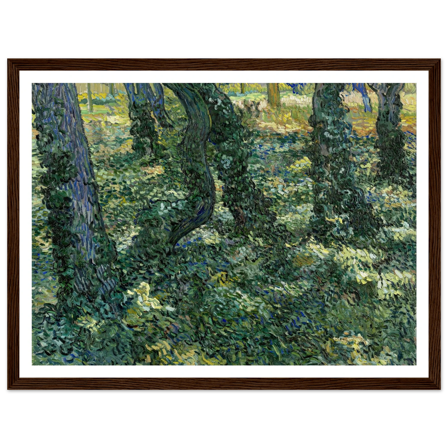 Undergrowth Art Print | Vincent van Gogh-Quipham Collections