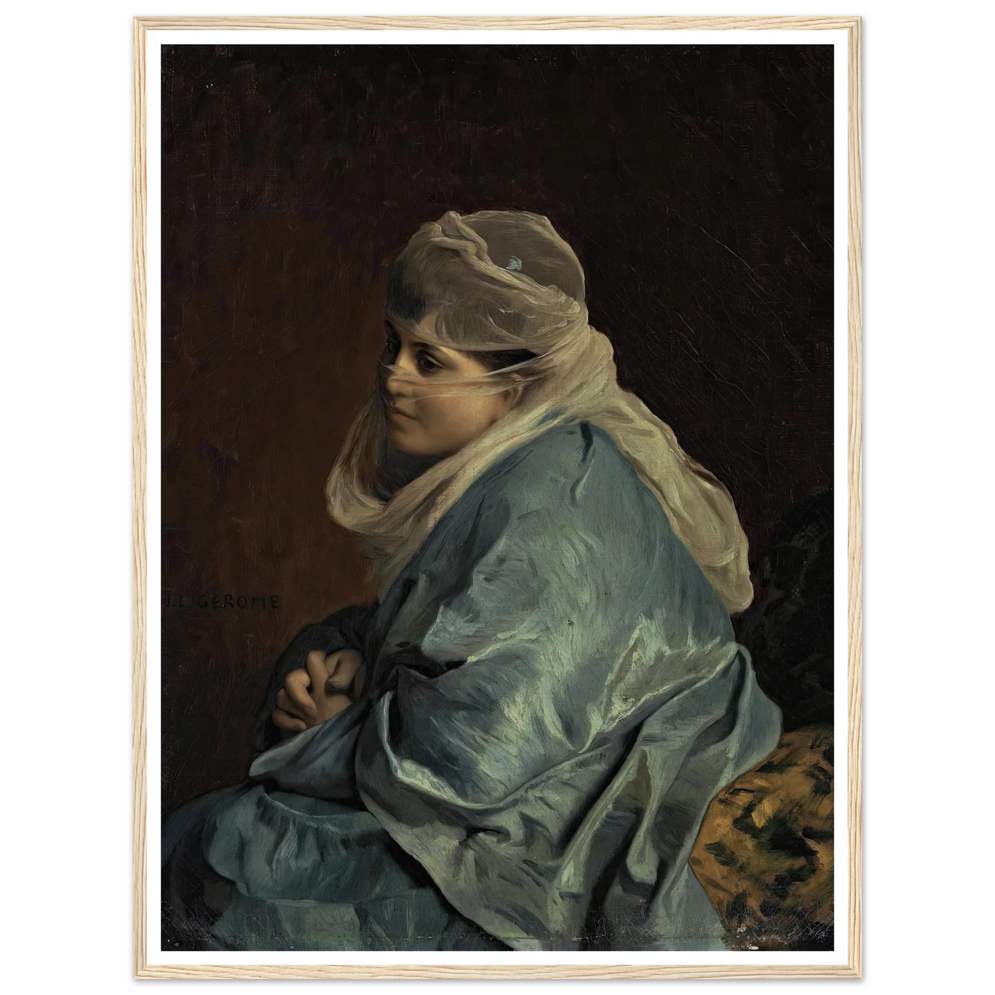 Woman of Constantinople Art Print | Jean Leon Gerome-Quipham Collections