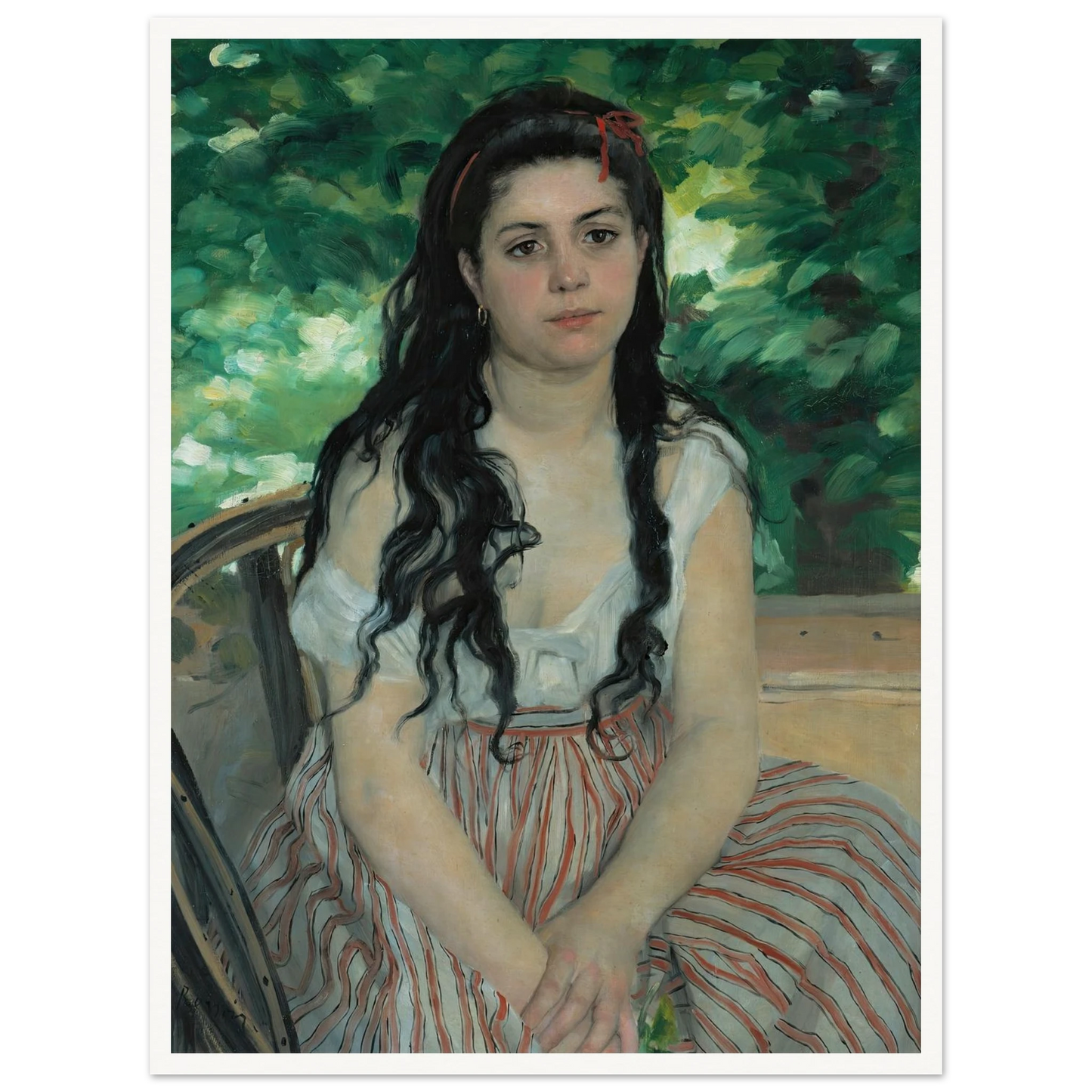 Summer (1868) Art Print | Pierre Auguste Renoir-Quipham Collections