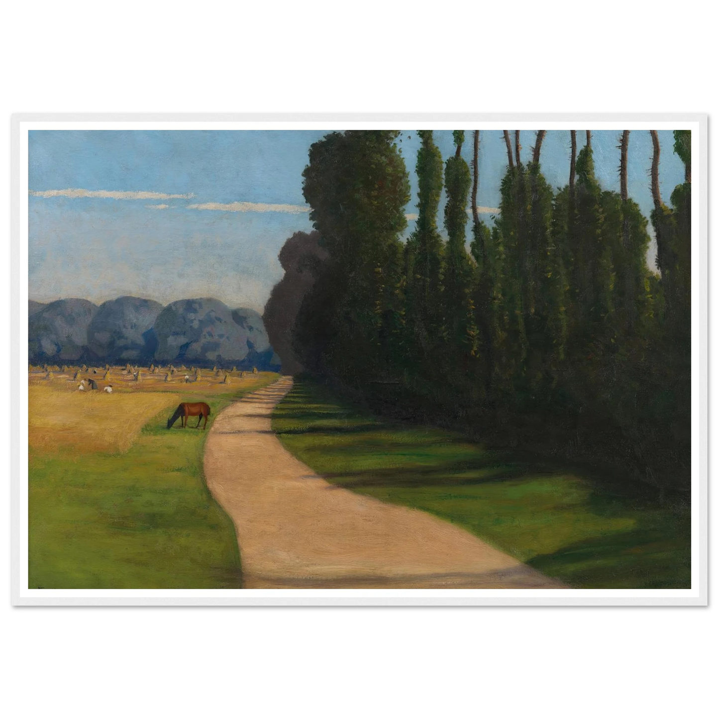 Chemin de la Croix-Rouge (1918) Art Print | Felix Vallotton-Quipham Collections