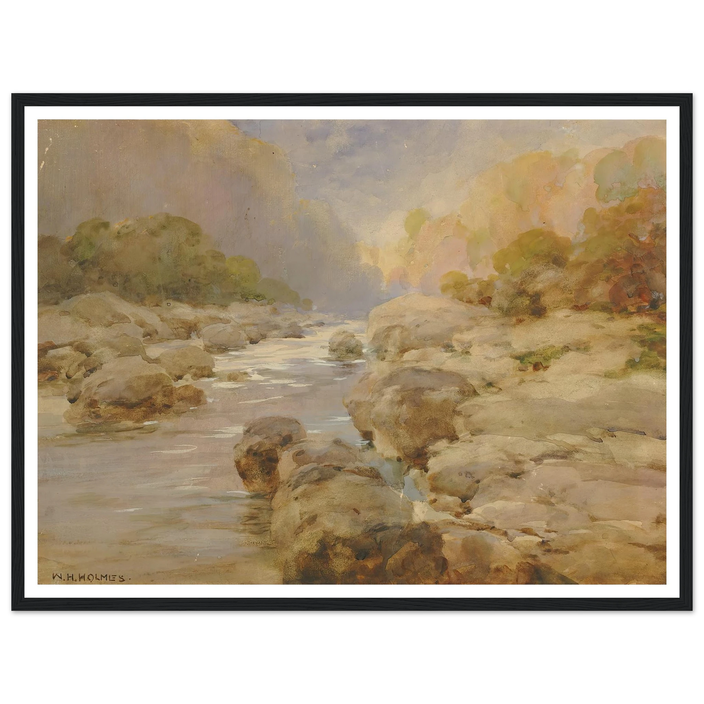 Unmodified Rock Creek, About 1910 (ca. 1910) Art Print | William Henry Holmes-Quipham Collections