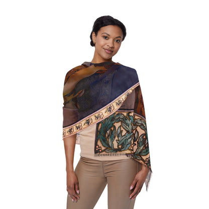 The Evening Star | Alphonse Mucha Scarf – Art Nouveau Scarf-Quipham Collections