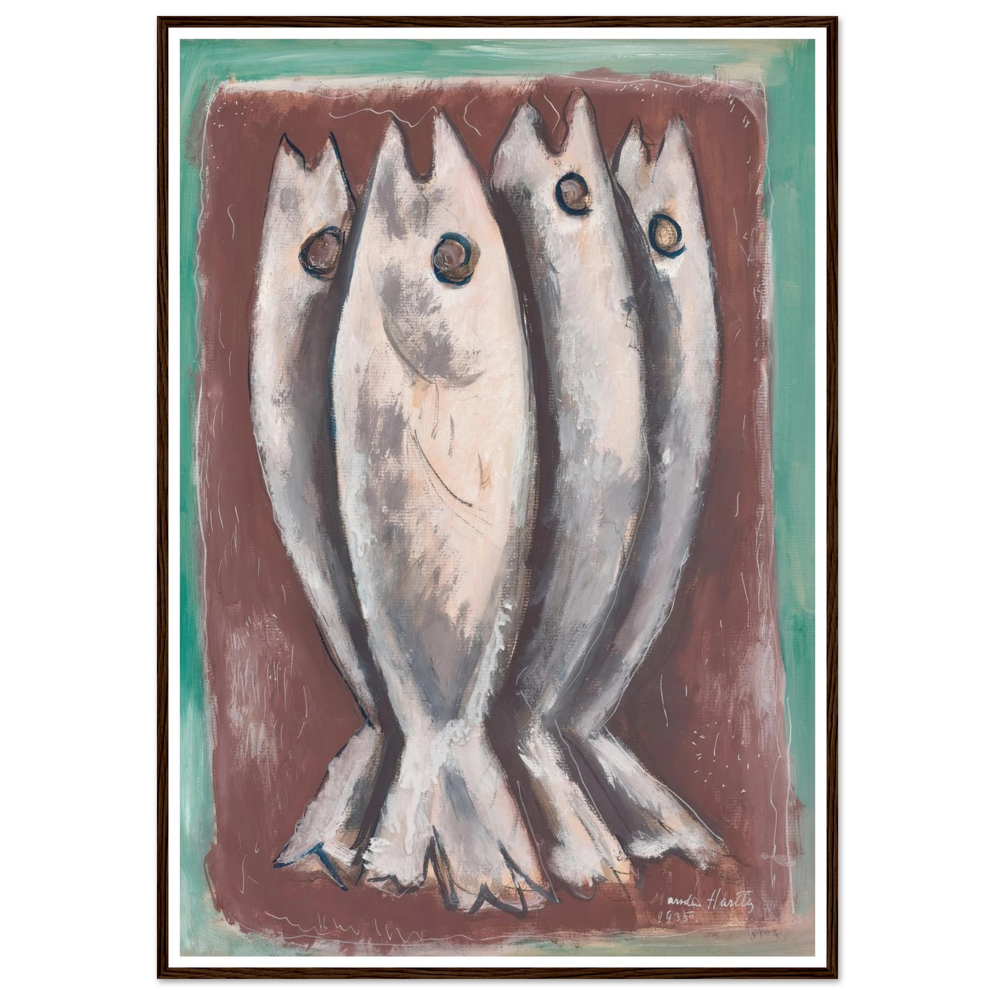 Sea Ghosts (1935) Art Print | Marsden Hartley-Quipham Collections