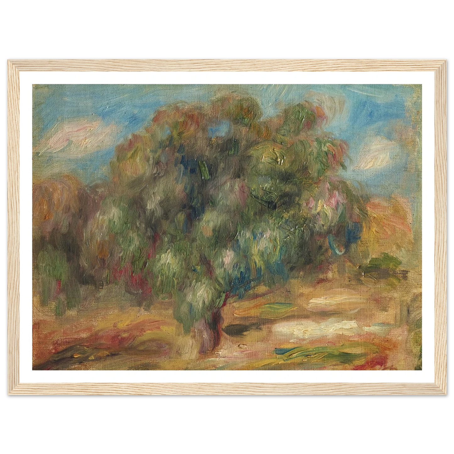 Landscape (1915) Art Print | Pierre Auguste Renoir-Quipham Collections