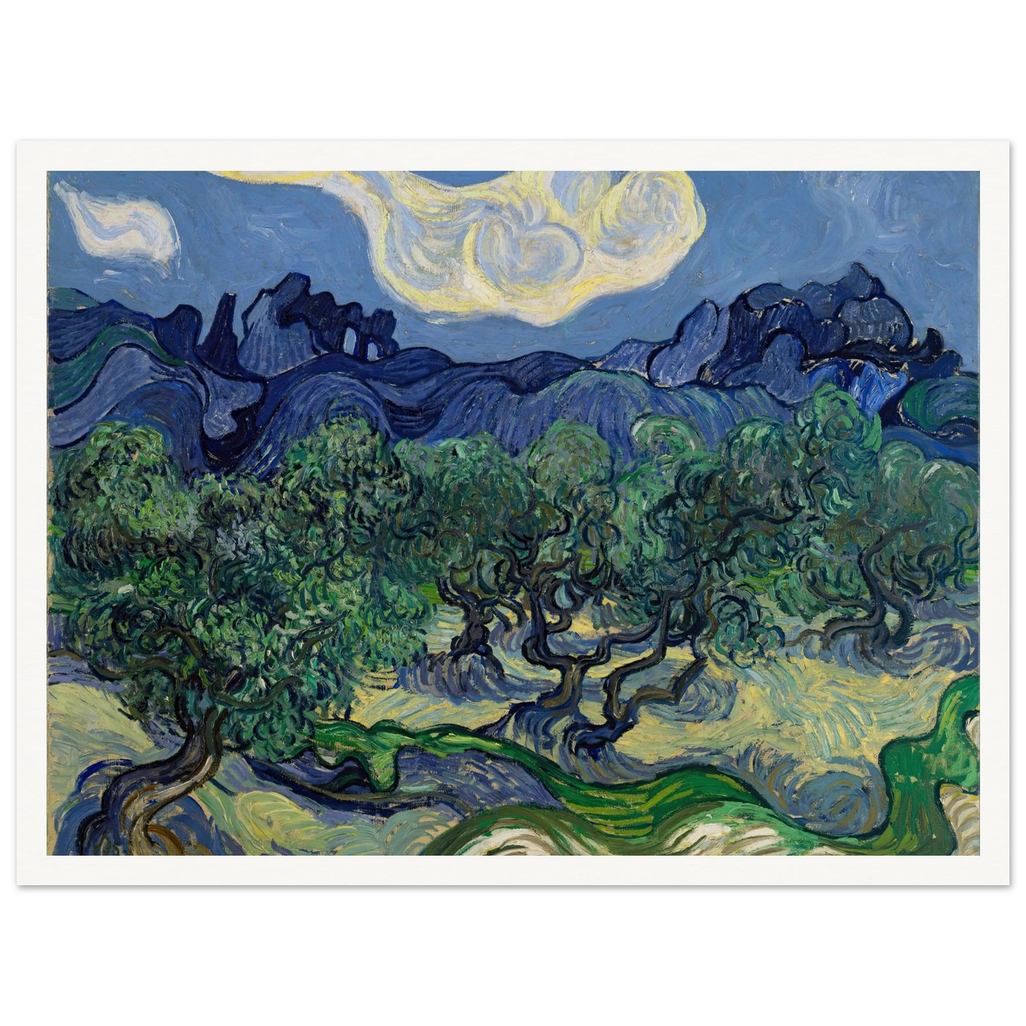 The Olive Trees (1889) Art Print | Vincent van Gogh-Quipham Collections
