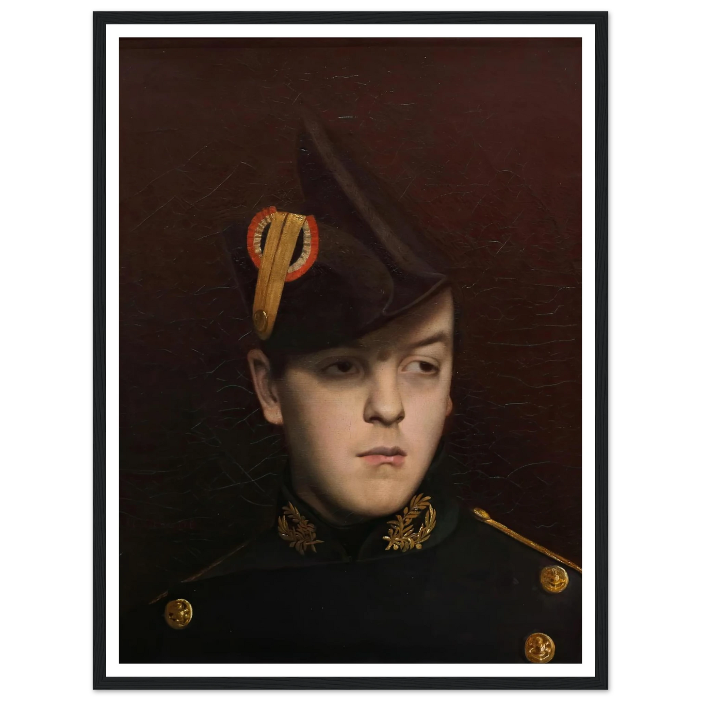 Portrait of Armand Gérome Art Print | Jean Leon Gerome-Quipham Collections