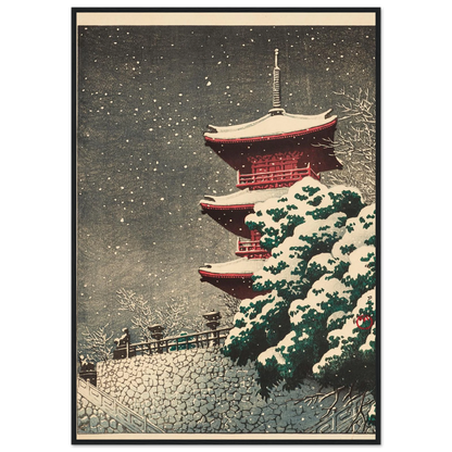 Izumo, Yasugi Kiyomizu (Yasugi Kiyomizu Temple at Izumo) (1926) Art Print | Kawase Hasui-Quipham Collections