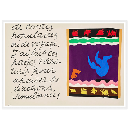 The toboggan (1947) Art Print | Henri Matisse-Quipham Collections