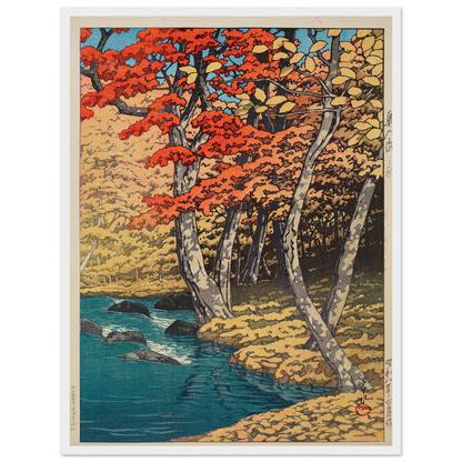 Oirase no aki (Autumn at Oirase) (1933) Art Print | Kawase Hasui-Quipham Collections
