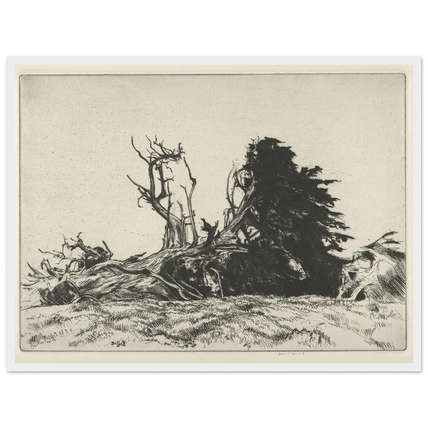Fallen Centuries (1919) Art Print | Ernest Haskell-Quipham Collections
