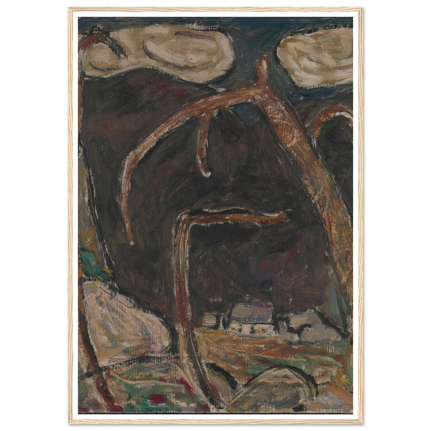 The Dark Mountain, No. 1 (1909) Art Print | Marsden Hartley-Quipham Collections