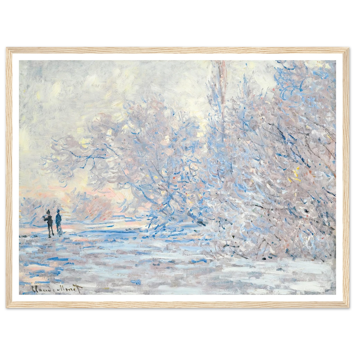 Le Givre À Giverny (1885) Art Print | Claude Monet-Quipham Collections
