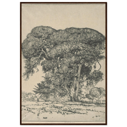 Cemetery Live Oak (1916) Art Print | Ernest Haskell-Quipham Collections