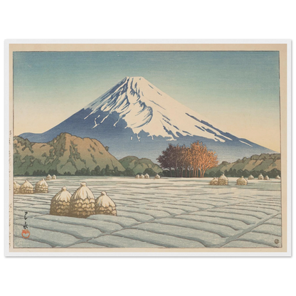 Izu Nagaoka shimo no asa (Frosty morning in Nagaoka, Izu) (1939) Art Print | Kawase Hasui-Quipham Collections