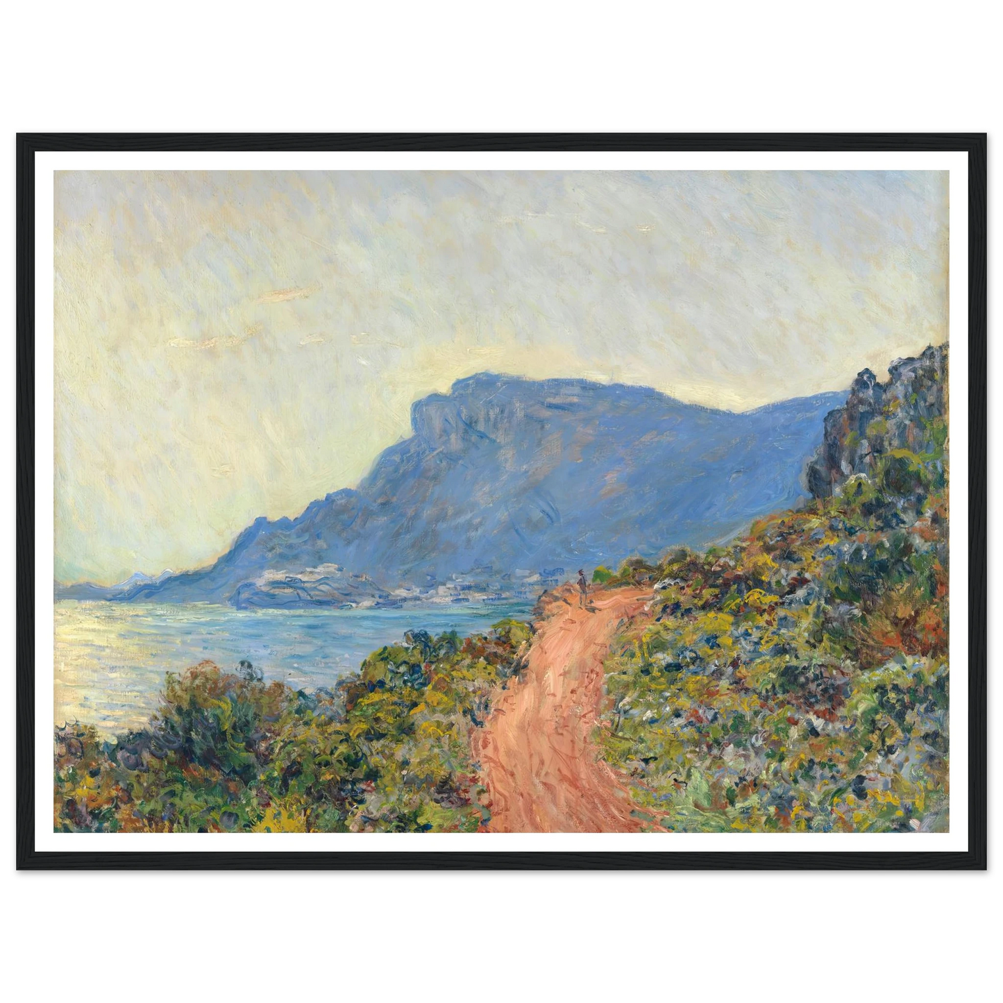 La Corniche near Monaco (1884) Art Print | Claude Monet-Quipham Collections