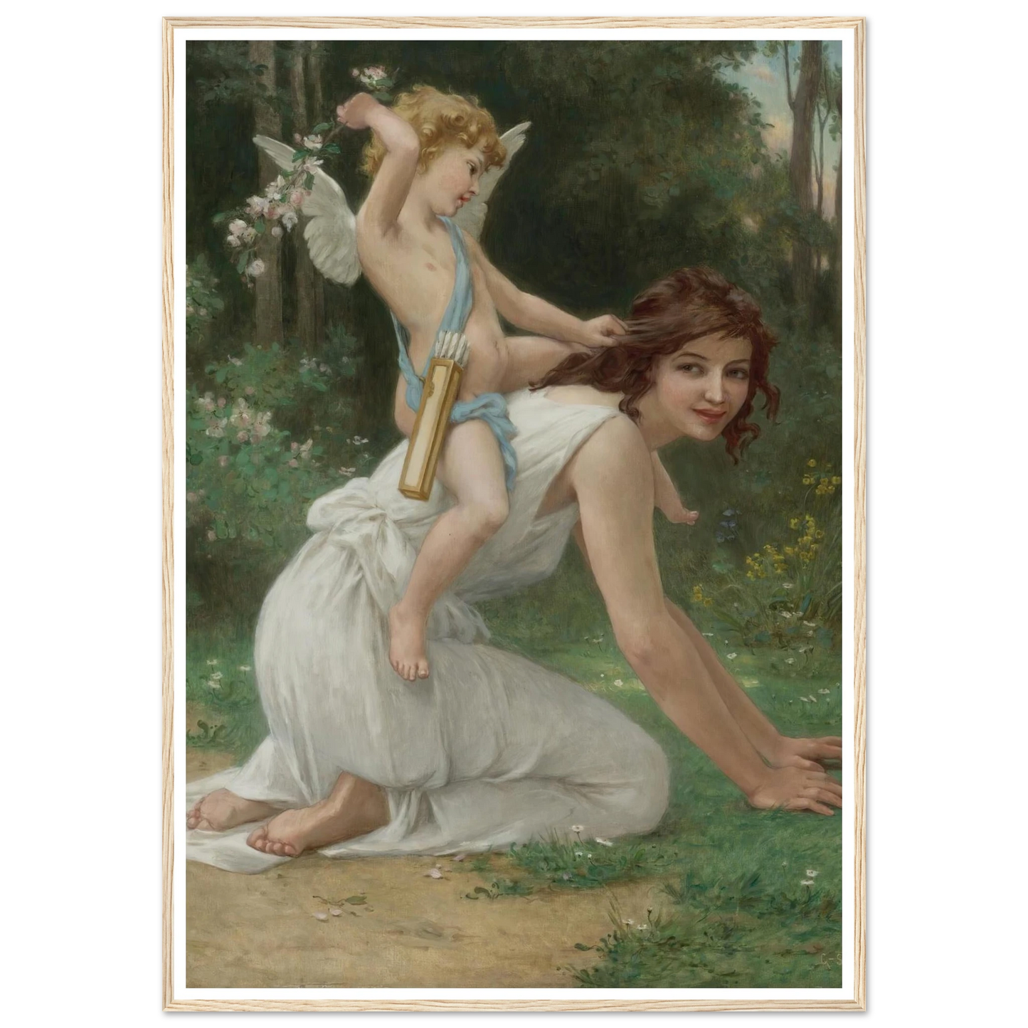 Venus And Cupid Art Print | Guillaume Seignac-Quipham Collections