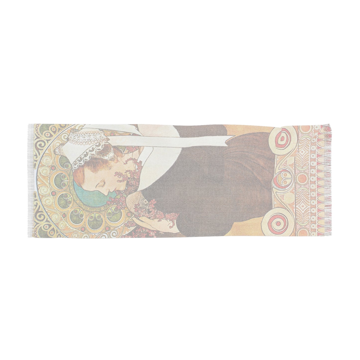 Heather | Alphonse Mucha Scarf – Art Nouveau Scarf-Quipham Collections