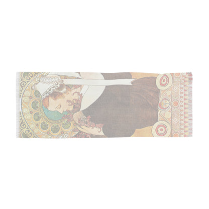 Heather | Alphonse Mucha Scarf – Art Nouveau Scarf-Quipham Collections
