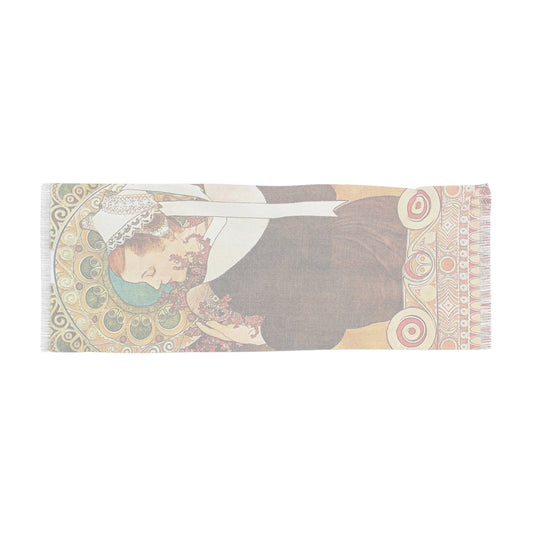 Heather | Alphonse Mucha Scarf – Art Nouveau Scarf-Quipham Collections