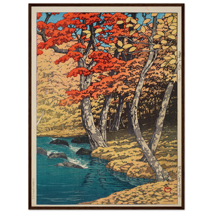 Oirase no aki (Autumn at Oirase) (1933) Art Print | Kawase Hasui-Quipham Collections