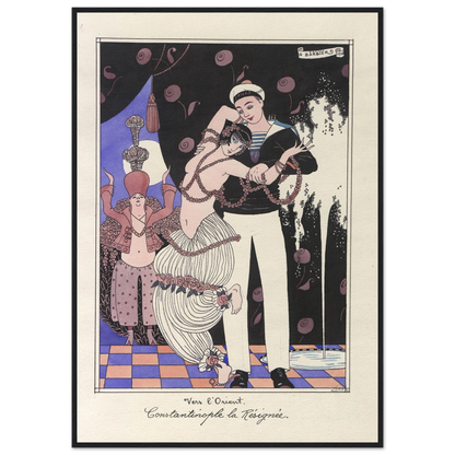 Vers l’Orient. Constantinople la Résignée (1915) Art Print | George Barbier-Quipham Collections