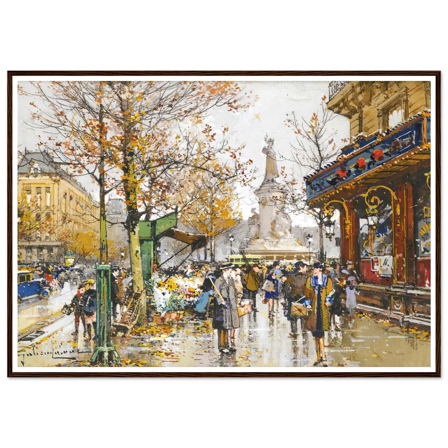 Place De La Republique Art Print | Eugene Galien Laloue-Quipham Collections