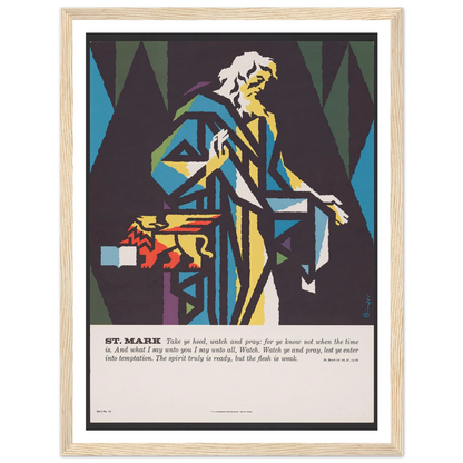 St. Mark (1962) Art Print | Joseph Binder-Quipham Collections