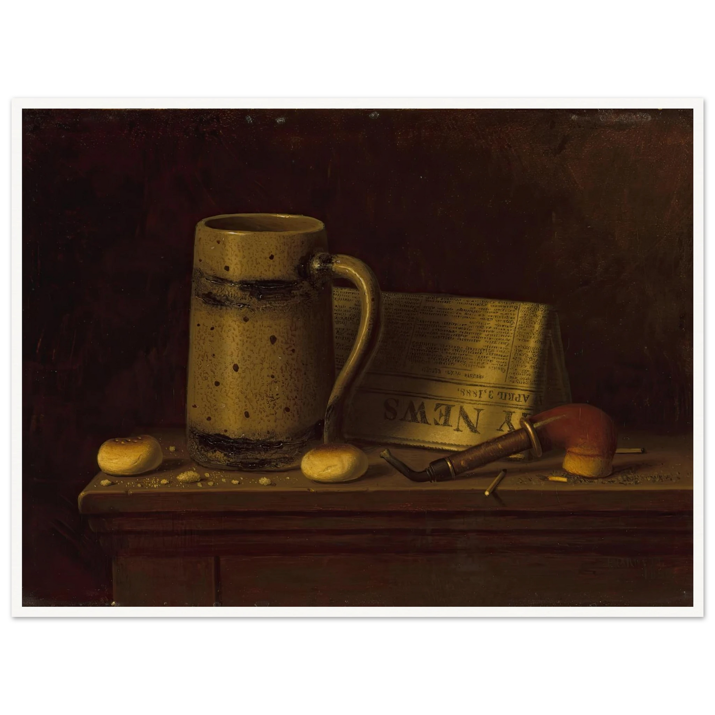 New York Daily News (1888) Art Print | William Michael Harnett-Quipham Collections