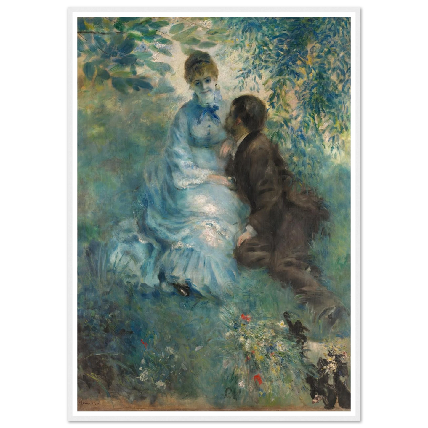 Lovers (1875) Art Print | Pierre Auguste Renoir-Quipham Collections