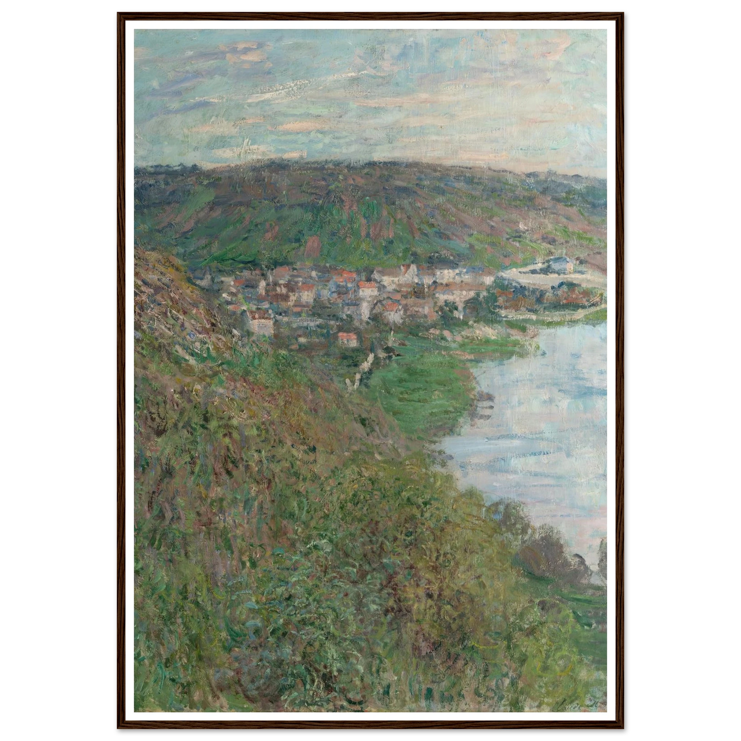 View of Vétheuil (1880) Art Print | Claude Monet-Quipham Collections