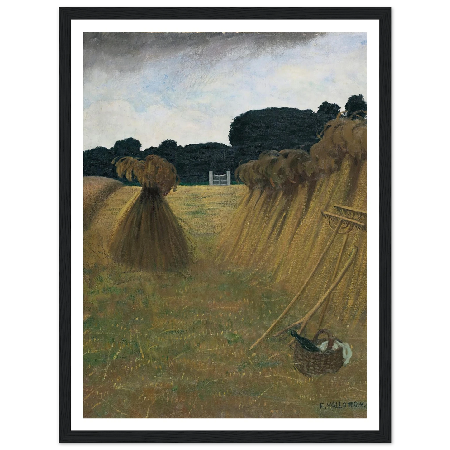 The Sheaves (1914) Art Print | Felix Vallotton-Quipham Collections