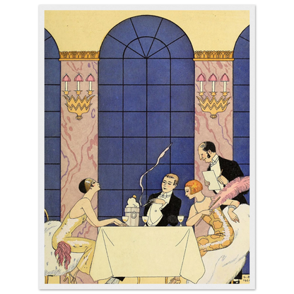Falbalas et fanfreluches, La Gourmandise (1925) Art Print | George Barbier-Quipham Collections