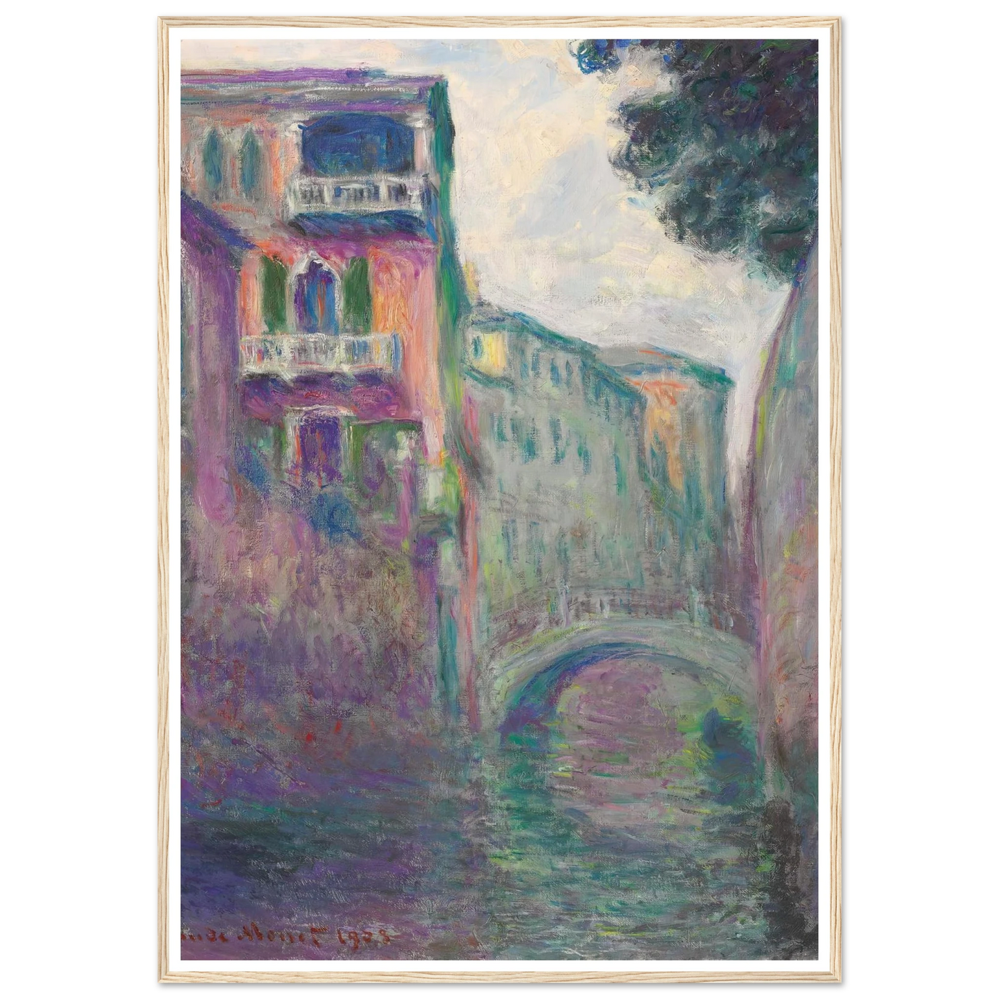 Le Rio de la Salute (1908) Art Print | Claude Monet-Quipham Collections