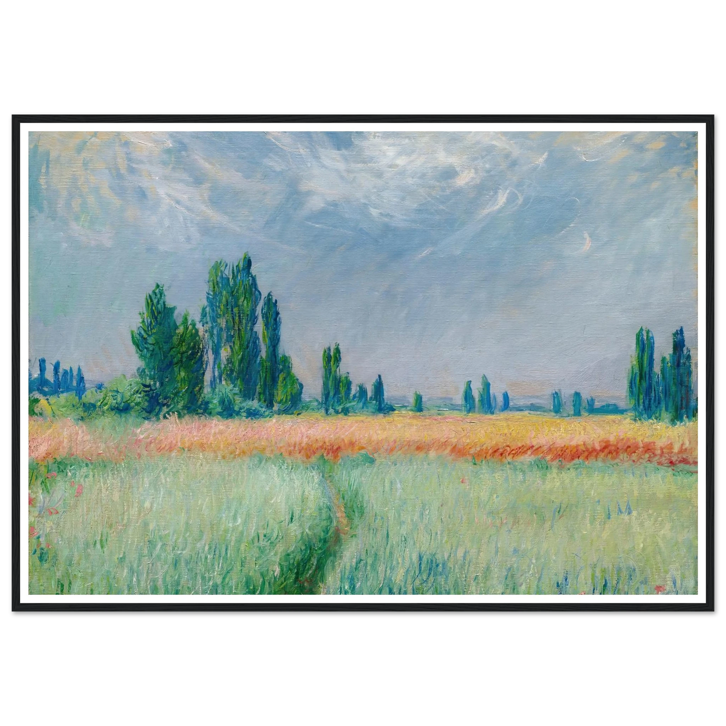 Champ De Blé (1881) Art Print | Claude Monet-Quipham Collections