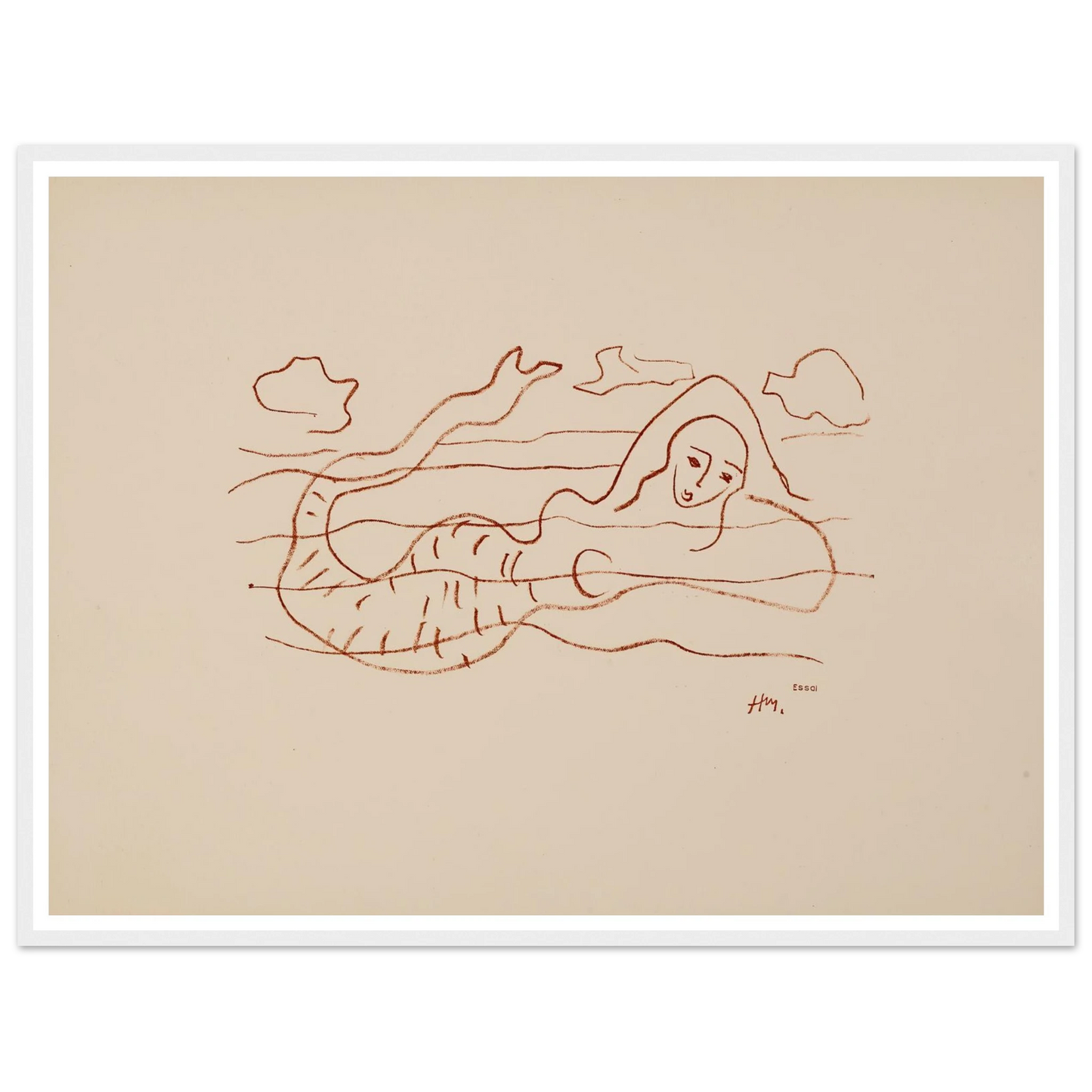 Sirènes (1942) Art Print | Henri Matisse-Quipham Collections