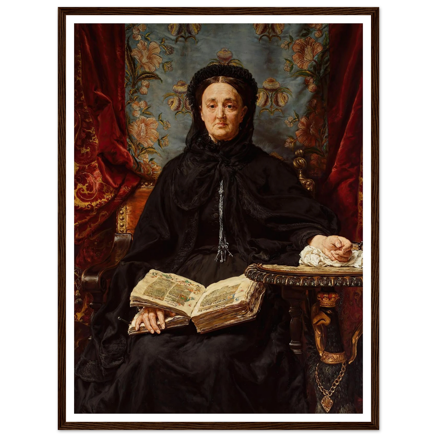 Portrait of Katarzyna Potocka née Branicka (1825–1907), wife of Adam (1890) Art Print | Jan Matejko-Quipham Collections