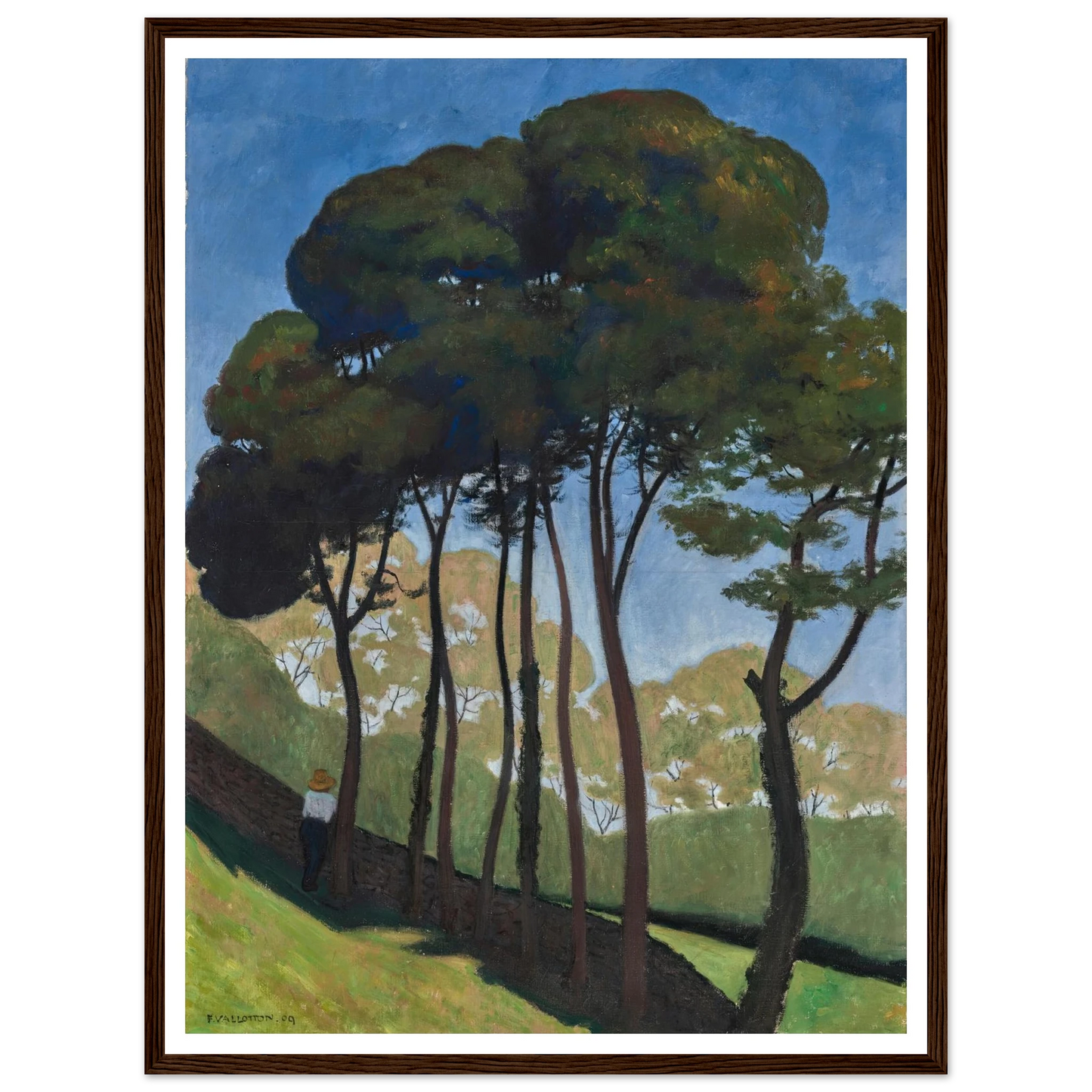 Les Grands Arbres, environs d’Honfleur (1909) Art Print | Felix Vallotton-Quipham Collections
