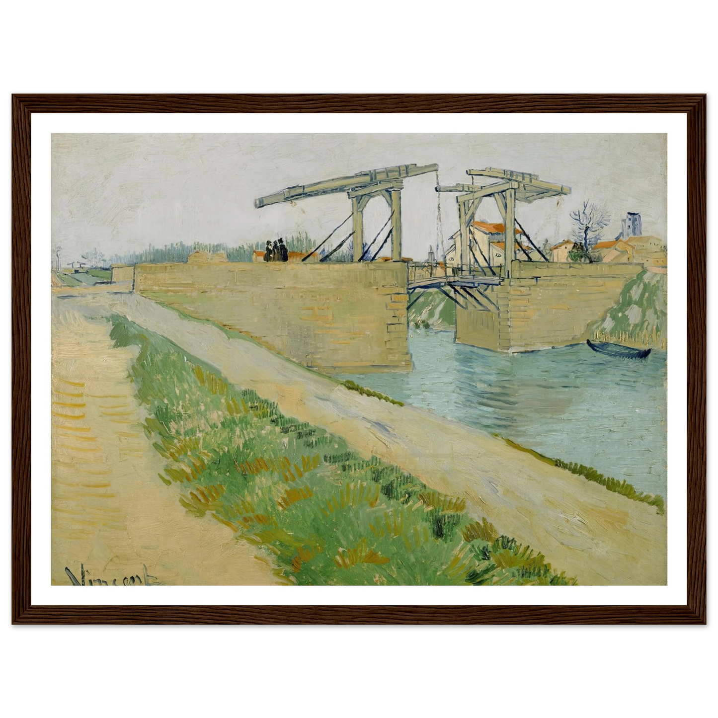 The Langlois bridge (1888) Art Print | Vincent van Gogh-Quipham Collections
