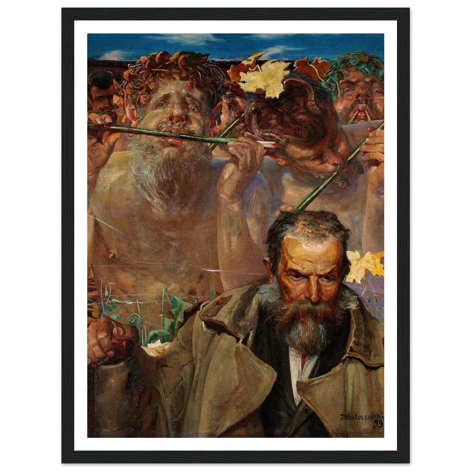 Story of a Song – Portrait of Adam Asnyk (1899) Art Print | Jacek Malczewski-Quipham Collections