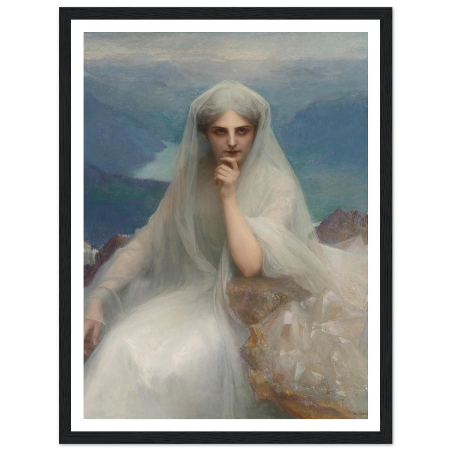 Sur Les Cimes (On The Summit) (1903) Art Print | Pascal Adolphe Jean Dagnan Bouveret-Quipham Collections