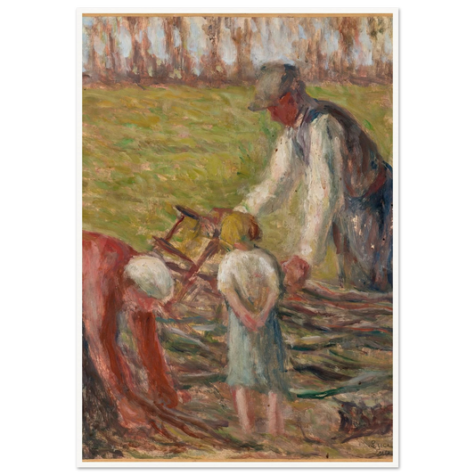 Le scieur de fagots (1935) Art Print | Maximilien Luce-Quipham Collections